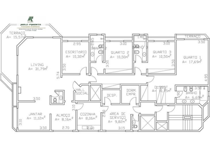 Apartamento à venda com 3 quartos, 220m² - Foto 24